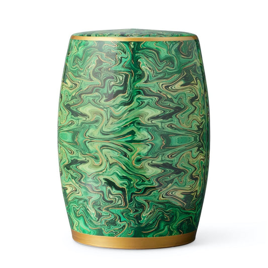 Gump's Malachite Garden Stool