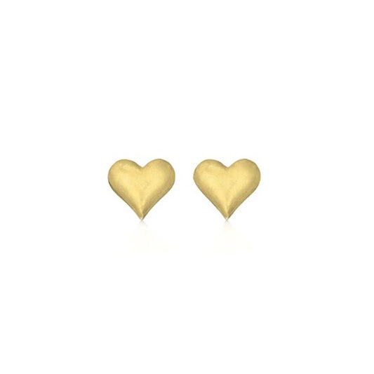 Anthony Lent Heart Stud Earrings