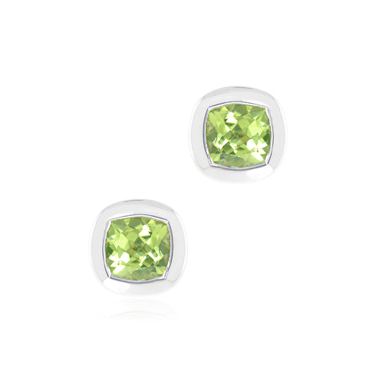 Melrose Earrings in Peridots