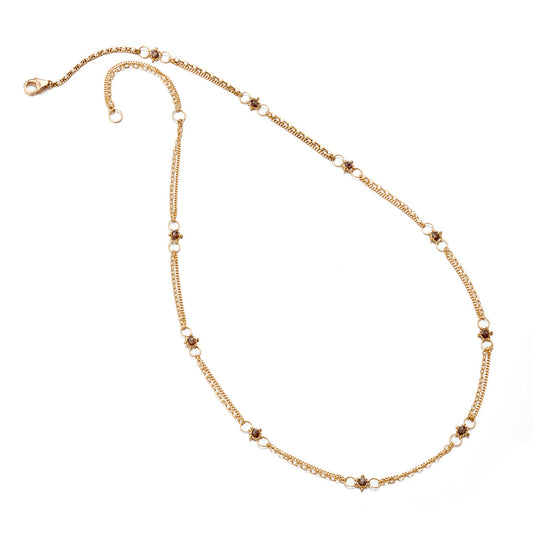 Amáli Champagne Diamond Whisper Chain Necklace