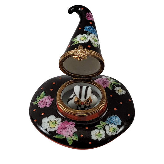 Floral Witch's Hat Limoges